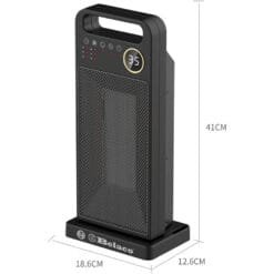 Alternative view of Belaco PTC Space Heater with Remote Control