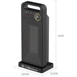 Alternative view of Belaco PTC Space Heater with Remote Control