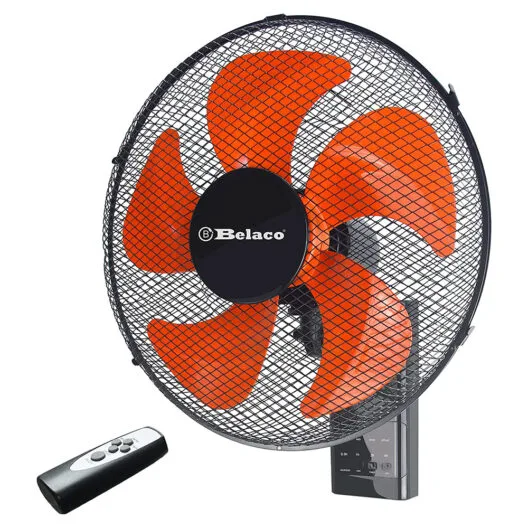 Belaco 16 Inch Wall Mounted Fan With Remote Control