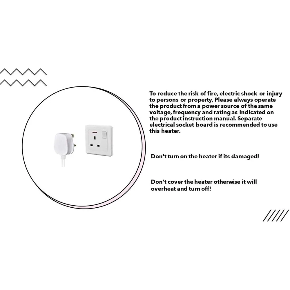 Belaco Electric Portable Fan Heater - Image 6