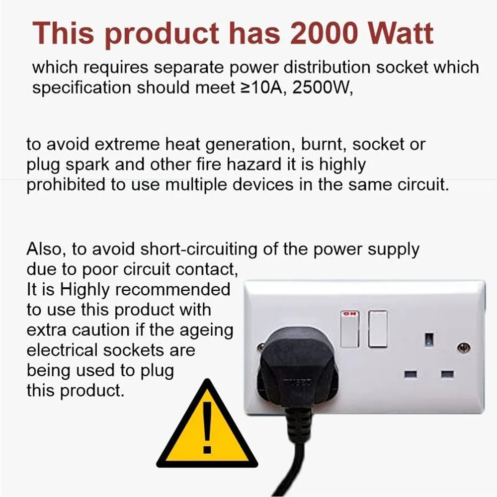 Belaco Electric Portable Fan Heater - Image 7