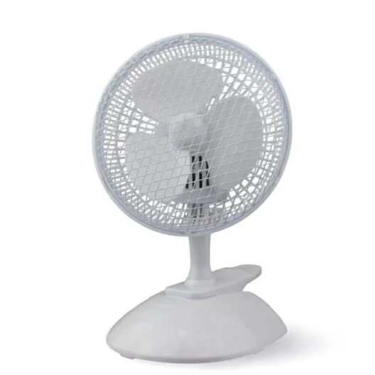 Portable Table Desk Fan 6 inch Strong resistant base 2in1 stand cooling fan