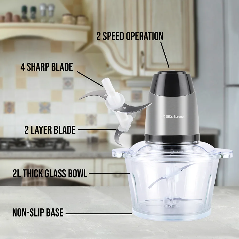 Food Processor Blender Mixer Chopper - Image 2