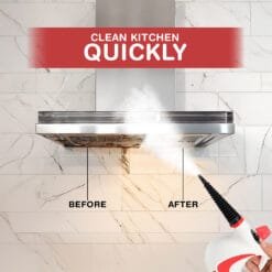 Alternative view of Multipurpose Steam Cleaner, Handheld with Steamer & Accessories Red portable