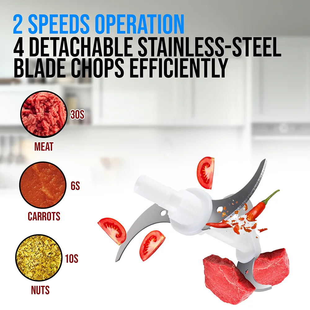 Food Processor Blender Mixer Chopper - Image 6