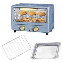 Alternative view of Belaco Retro look Mini 10L Toaster Oven Tabletop 750w