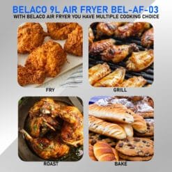 Alternative view of Belaco Air Fryer 9L Dual Zone