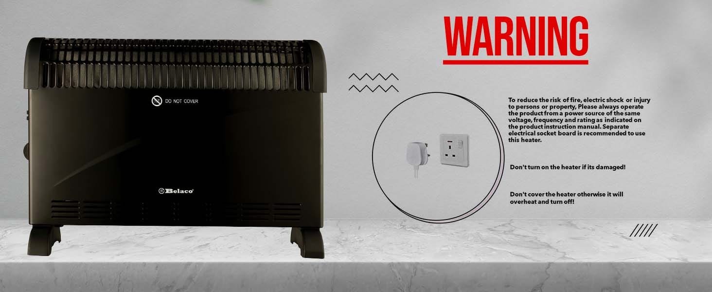 Electric
Convector Heater
Heading Fast heating