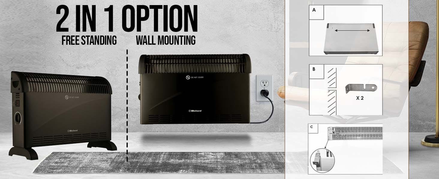 Electric
Convector Heater
Heading Fast heating