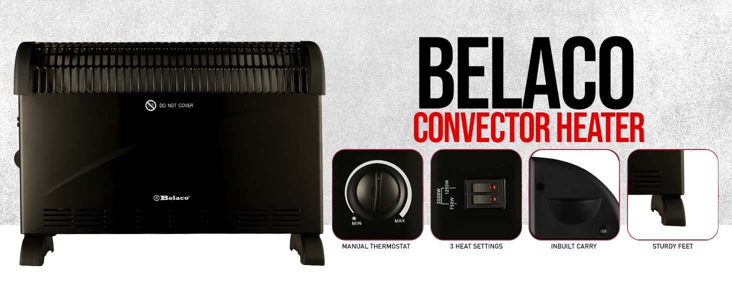 Electric
Convector Heater
Heading Fast heating