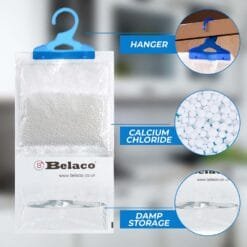Alternative view of Efficient Moisture Control with Belaco Hanging Dehumidifiers
