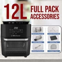 Alternative view of Belaco 12L Air Fryer