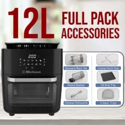 Alternative view of Belaco 12L Air Fryer