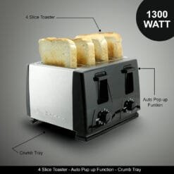 4 slice toaster