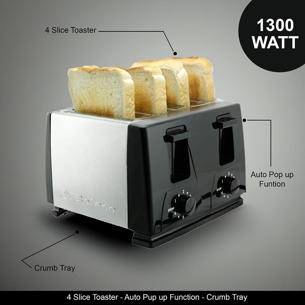 4 slice toaster