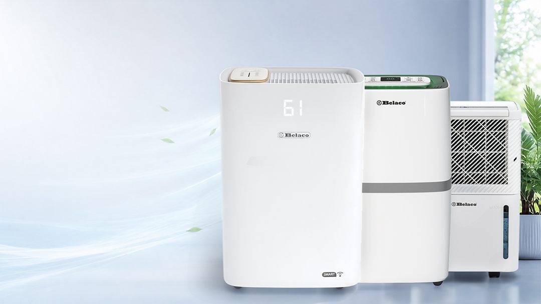 Belaco dehumidifiers for a dry, fresh home